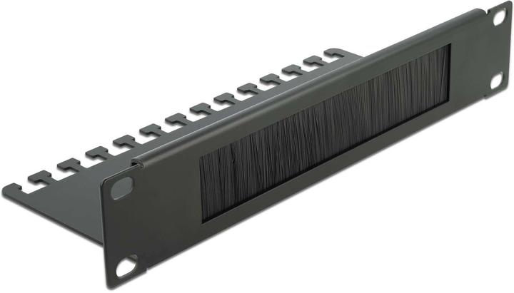 Actual product image Delock Cable Management Brush Strip with Cable Support Plate