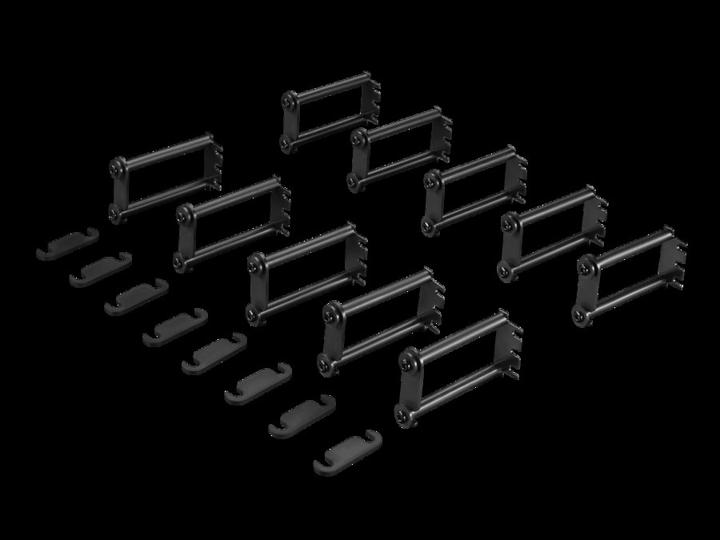 Actual product image Rittal Cable routing bars 19 inch attachment, 1U, 10 pc(s)