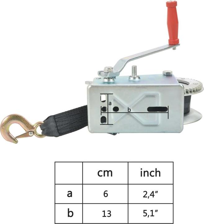 Produktbild VidaXL Handseilwinde