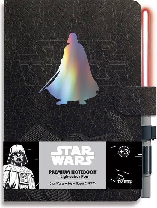 NoName STAR WARS - Jedi - Notebook + Stylo à Bille Sabre - Format A5 (A5, Hardcover)