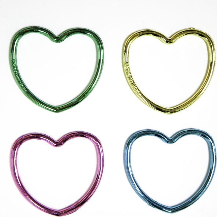 Unique Glitzernde Herz-Armbänder (12 Stk.) (Plastisch)