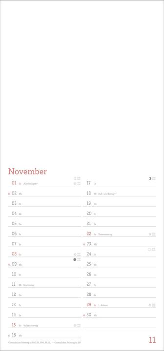 Produktbild Fotokalender zum Selbstgestalten 2026 (21 x 45 cm, Harter Einband, Deutsch)