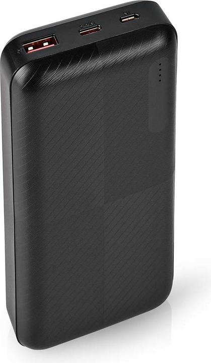 Immagine prodotto Nedis Powerbank | 20000 mAh | 2x 3.0 A | Numero di uscite: 2 | Connessione di uscita: 1x USB-A / 1x U (20000 mAh, 18 W, 74 Wh)