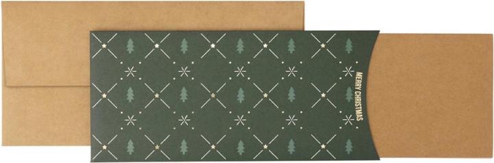 Actual product image Stewo Gift card Wendel 258158335 11x23cm brown light (Wrapping paper, 1 x)
