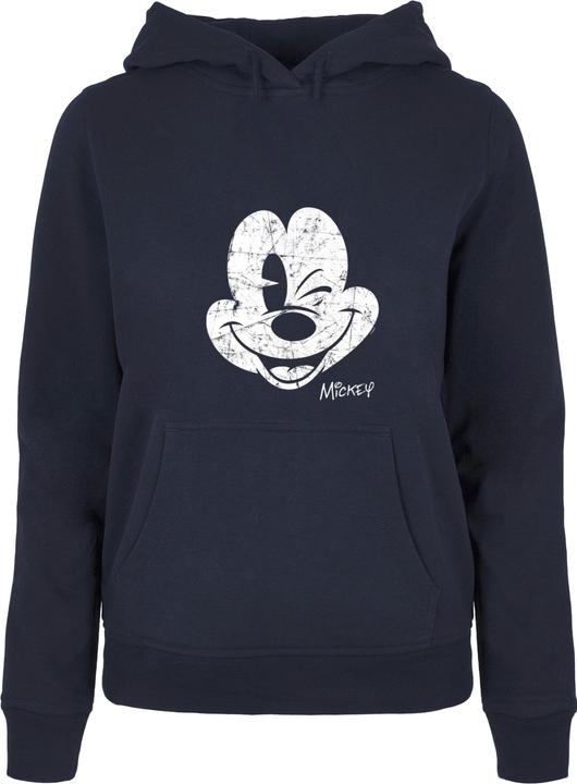 Absolute Cult Ladies Mickey Mouse - Distressed Hoody - 112221 (S)