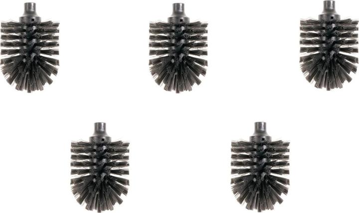 Produktbild Hewi Ersatzbürstenkopf schwarz 5 Stück Durchmesser 81 mm Bajonettverschluss