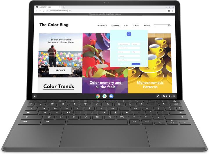 Produktbild HP Chromebook x2 (11", Snapdragon 7c Kryo 468, 4 GB, 128 GB, DE)