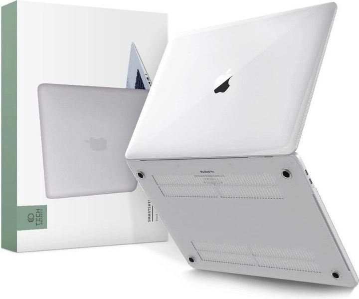 Tech-Protect SmartShell Hülle für MacBook Pro 14" M1 / ​​​​M2 / M3 2021-2023 - transparent (14", Apple)