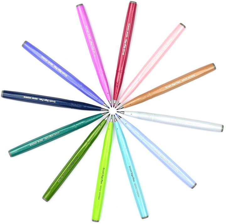 Image du produit Pentel Brosse pour stylo à bille (Orange, 1 x)