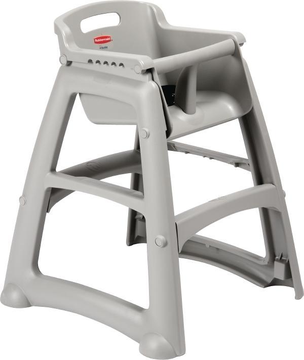 Actual product image Rubbermaid Kids High Chair Sturdy Chair platinum (Highchair)