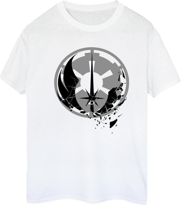 Star Wars ObiWan Kenobi Fractured Logos TShirt (S)