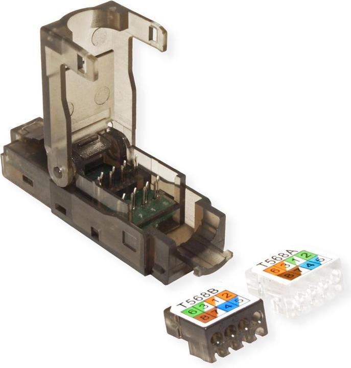 Produktbild Value feldkonfekt. RJ45-St. Kat.6A UTP (U/UTP, CAT6a, 0.07 m)