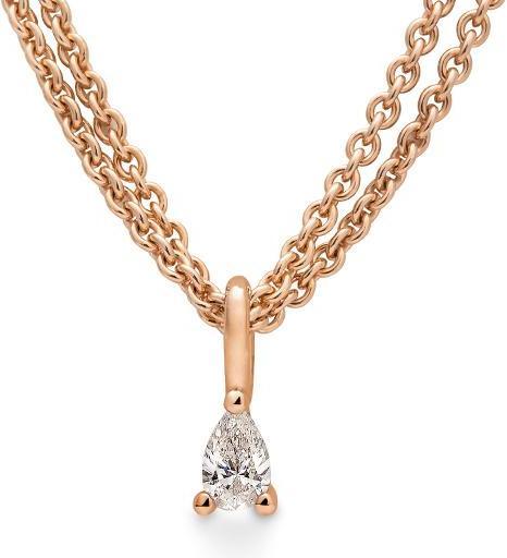 Breuning ANHÄNGER - BRILL. 0,17 Ct. H/si (750/18 K Gold)