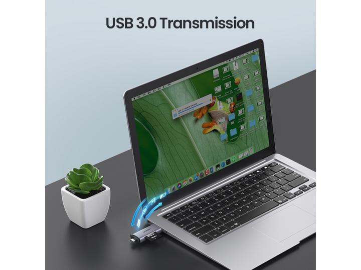 Produktbild Ugreen USB-C und USB-A — TF SD 3.0 (USB-C)