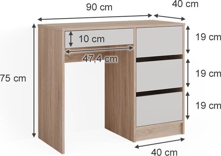 Produktbild Vicco Sherry (90 x 75 x 40 cm)