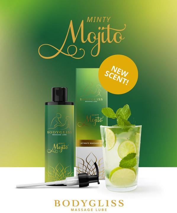 Actual product image Bodygliss – Massage Oil and Lubricant in 1 Minty Mojito – 150 ml (150 ml)