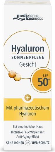 Produktbild Medipharma cosmetics Hyaluron Sonnenpflege Gesicht LSF 50+, 50 ml Creme (Sonnencreme Gesicht, SPF 50+, 50 ml)