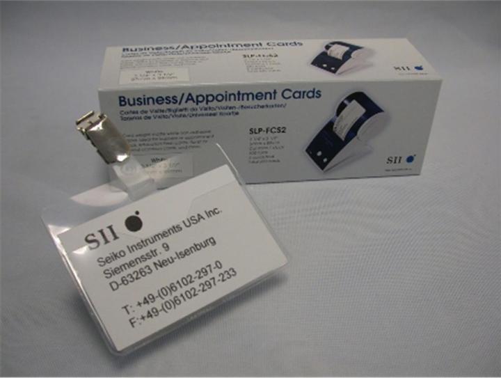 Actual product image Seiko Visiting visitor cards