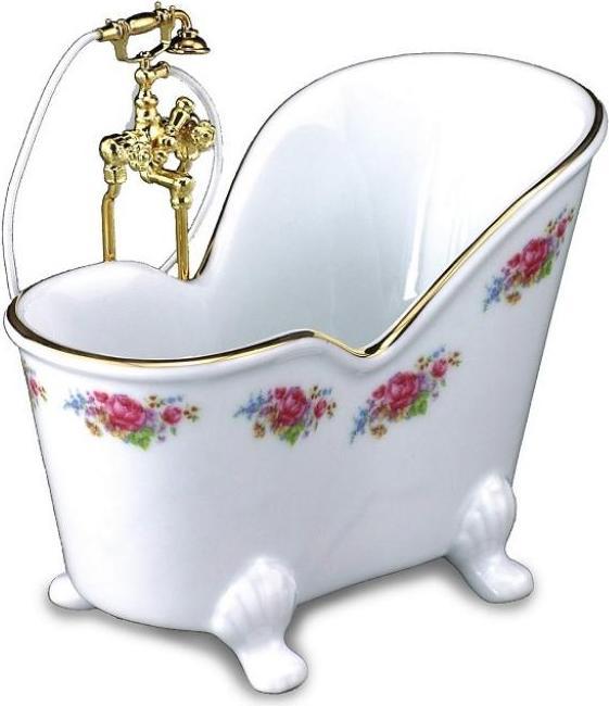 Produktbild Reutter 001.772/0 - Sitzbadewanne "Dresdner Rose", Miniatur