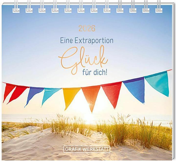 Mini-Kalender 2026 Eine Extraportion Gl (11 x 10 cm, Deutsch)
