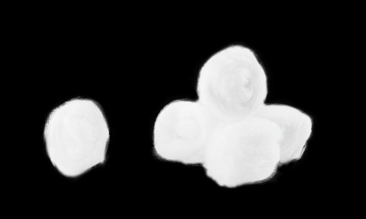 Actual product image Schaffhauser Cosmetic cotton balls