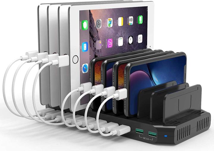 Produktbild Alxum USB-Ladestation für mehrere Geräte (96 W)