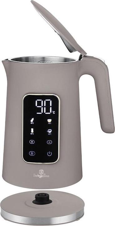 Produktbild BerlingerHaus Haus Wasserkocher 1.7L mit Digitalanzeige matt taupe Taupe Collection (1.70 l)