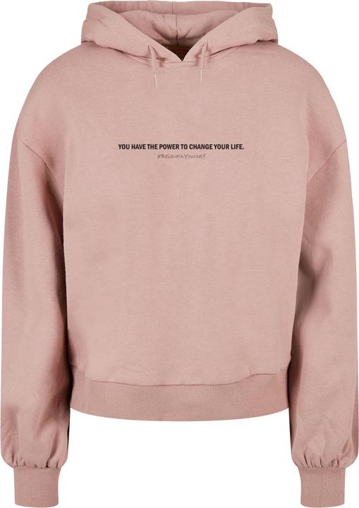 Actual product image Merchcode Ladies WD - Believe In Yourself Organic Oversized Hoody - 113577 (XS)