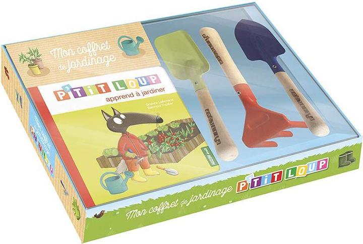 Image du produit P'tit Loup mon coffret jardinage - Livre + 3 outils (Français)