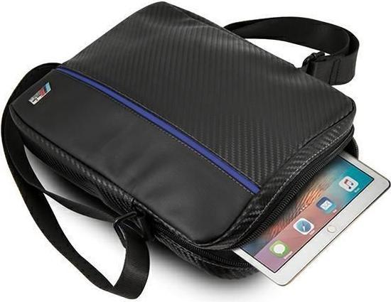 Actual product image BMW Travel Bag 9-10 inch Carbon Inspiration (10", Black-Blue)