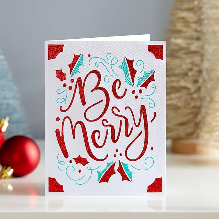 Actual product image Cricut Motif card Joy (12 x)