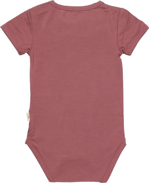 Minymo Kurzarm-Body Bamboo Rose Brown Gr. 74 (74)