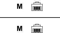 Actual product image Unify Telephone cable RJ-11 (M) to RJ-11 (M)