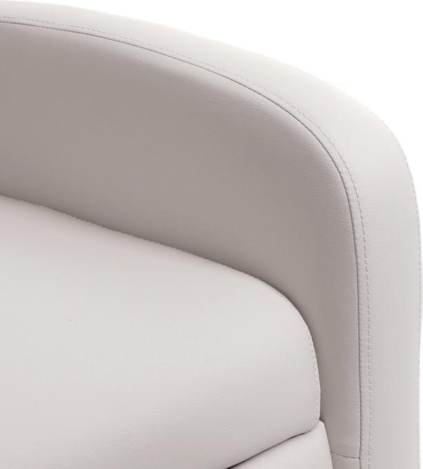 Produktbild Swisshandel24 Fernsehsessel, Relaxsessel Liege Sessel, Kunstleder klappbar 99x70x75cm - weiss