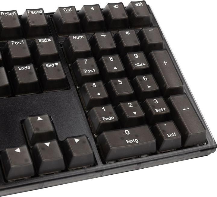 Actual product image Ducky One 3 Aura Black Gaming Keyboard, RGB LED - Gateron Baby Kangaroo (DE, Cable)