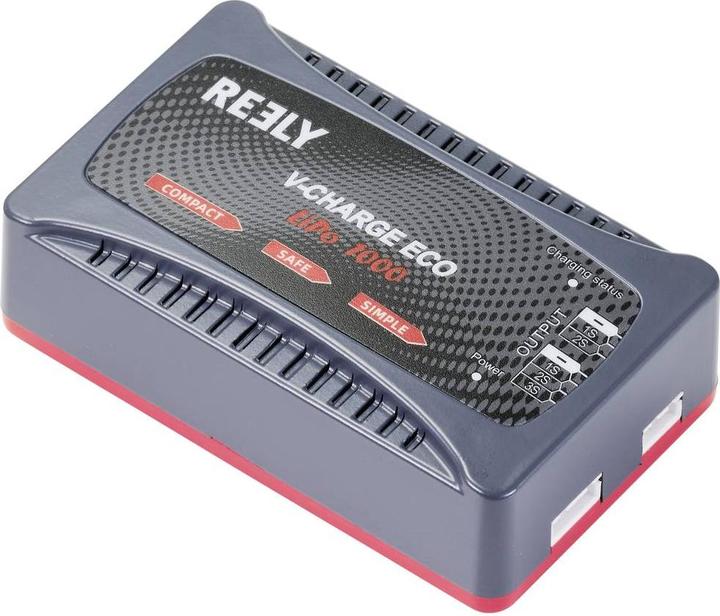 Actual product image Reely V-CHARGE ECO LiPo 1000 model charger 230 V 1 A LiPo