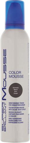 HairHaus SB Color Mousse schwarz/black 250ml (250 ml, Schaumfestiger)