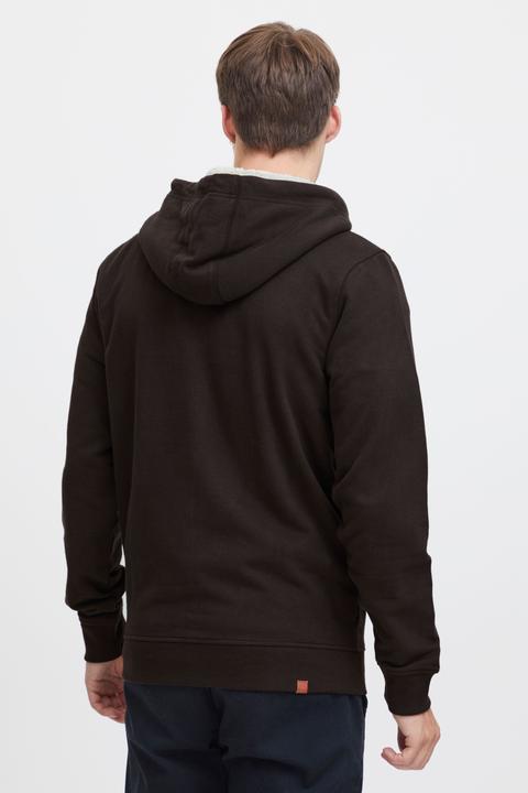 Actual product image Blend Hulker Teddy Men's Zip Up Sweater Zipper Jacket With Teddy Fleece With Hood With Teddy Fur Lin (XXL)