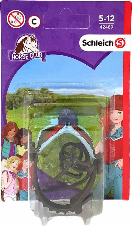 Actual product image Schleich Horse Club saddle and halter Hannah and Cayenne