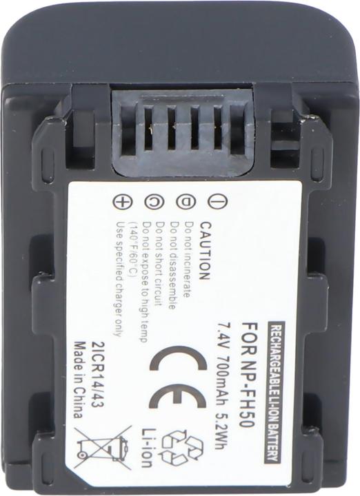Produktbild AccuCell Akku Sony NP-FH50, H-Serie (Kamera Akku)