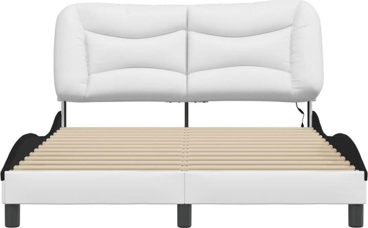 Produktbild VidaXL Bettgestell mit LED Kunstleder (140 x 200 cm)