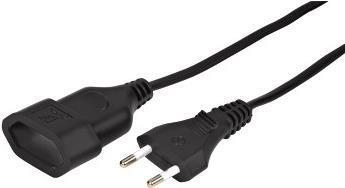 Actual product image E+P SVE 4 1AC outlet(s) 3m Black Extension Cable (3 m, C7)
