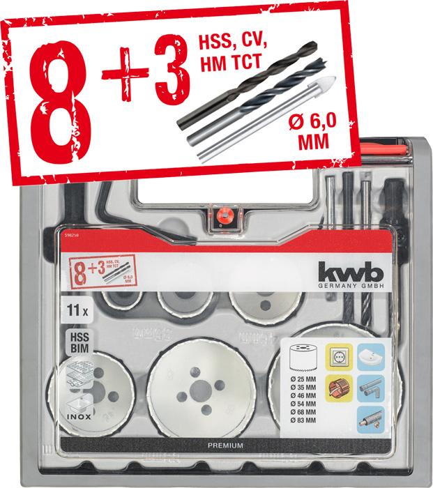 Actual product image kwb Bi UniversalSet (2.0, 3.0, 4.0, 5.0, 6.0, 8.0)