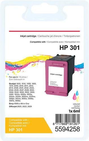 Actual product image Office Depot Ink Cartridge Compatible HP 301 CH562EE Cyan, Magenta, Yellow (M, C, Y)