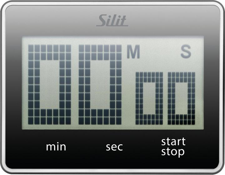 Produktbild Silit Eieruhr Kurzzeitwecker digital 9x7cm Küchentimer Countdown Timer Attimo