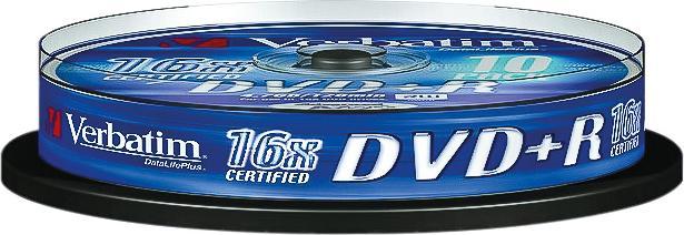 Image du produit Verbatim Dvd+R (10 x)