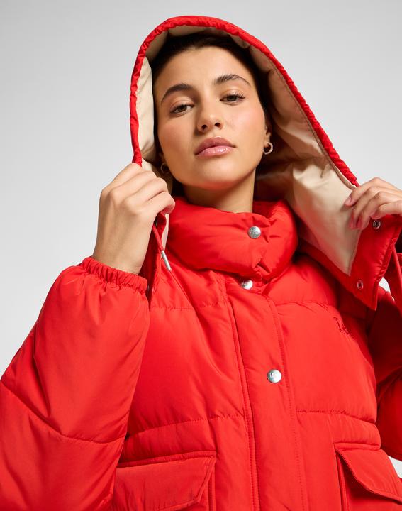 Actual product image Lee Quilted jacket Hooded Short Puffer (S)