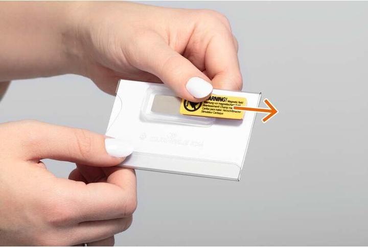 Image du produit Durable Badge en plastique rigide avec aimant anti-rotation