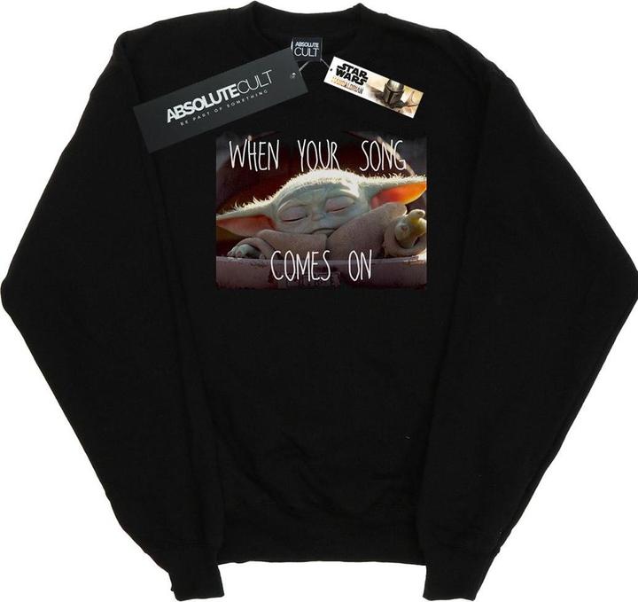 Star Wars The Mandalorian The Child Song Meme Sweatshirt Jungen (140, 146)