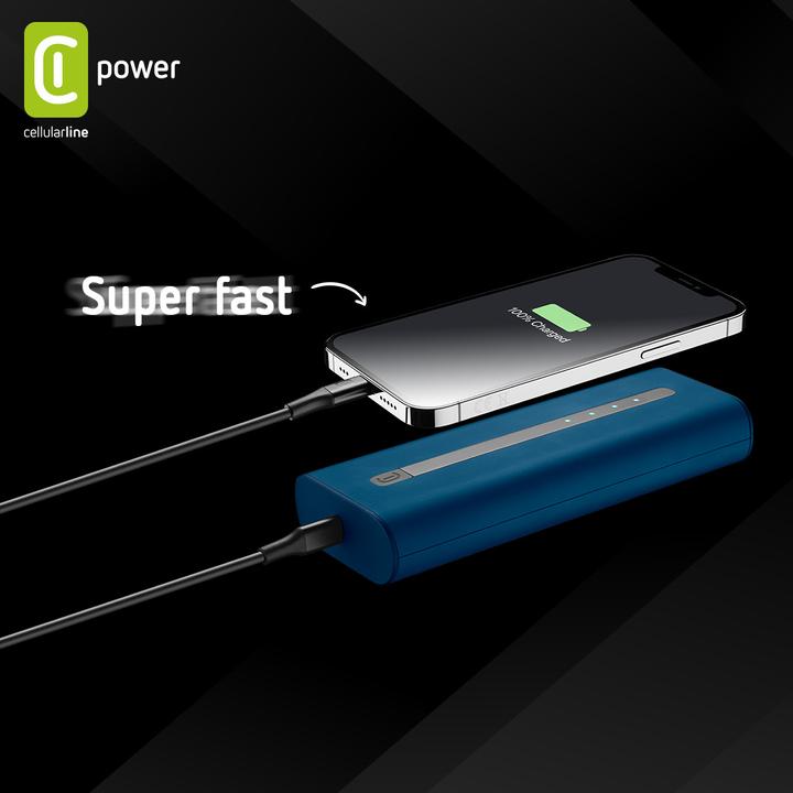 Actual product image Cellularline Thunder (10000 mAh, 20 W, 37 Wh)